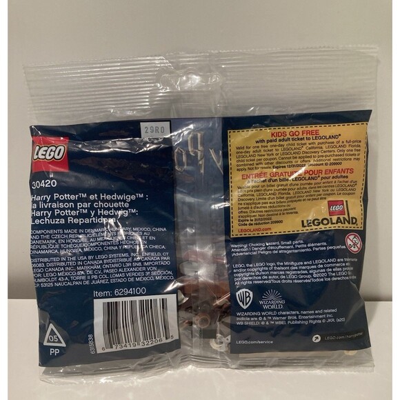 LEGO 30420 Harry Potter and Hedwig: Owl Delivery New sealed Poly bag Hogwarts - Picture 6 of 7